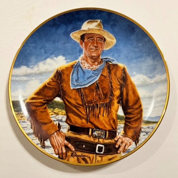 Other - Vintage John Wayne The Duke by Robert Tanenbaum Collectible Plate